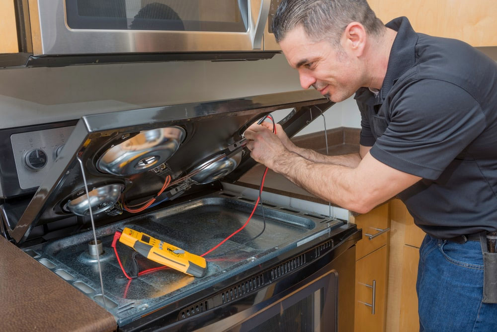 Lg electric stove repair